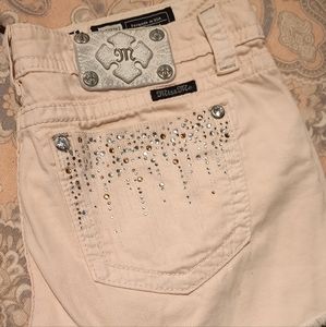 Miss Me peach Jean shorts size 31